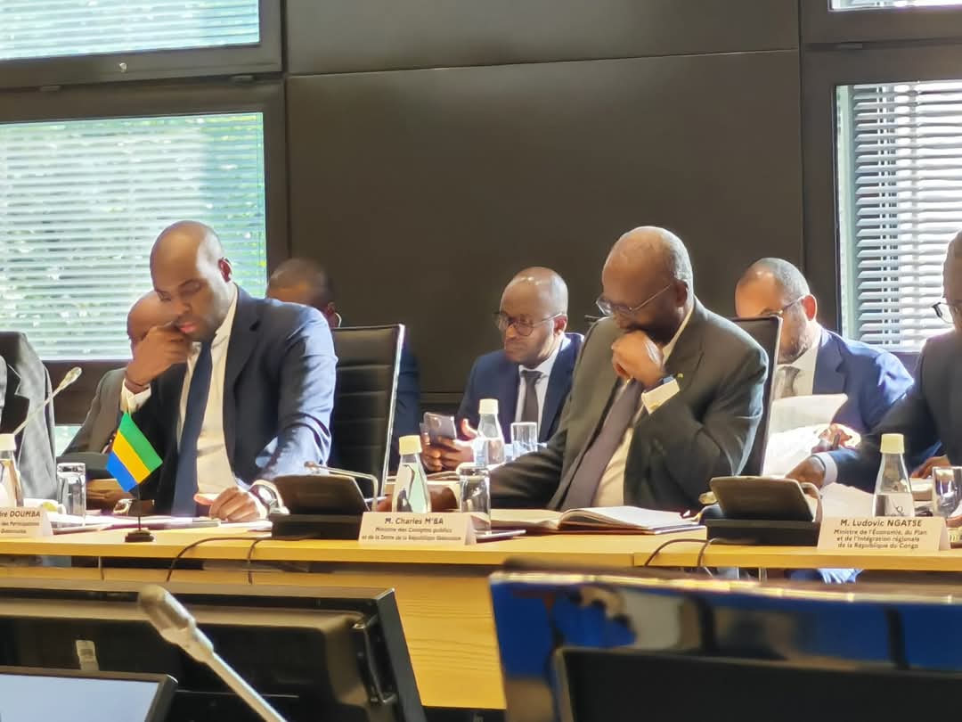 Économie | Coopération CEMAC-France : Charles Mba et Mark-Alexandre Doumba représentent le Gabon à Paris