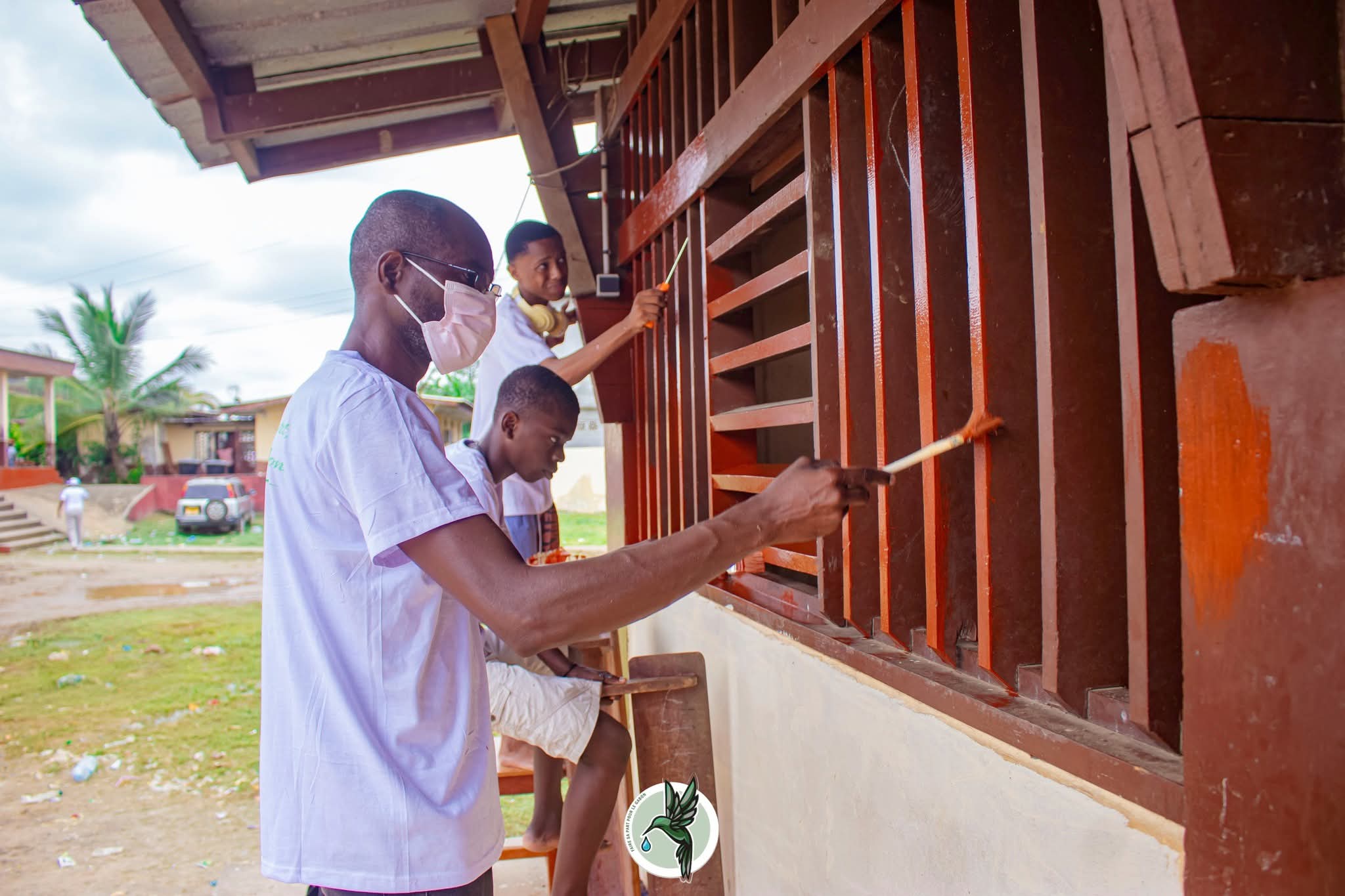 Renaissance de l&rsquo;école publique de SOTEGA : une initiative citoyenne redonne vie aux murs décrépis