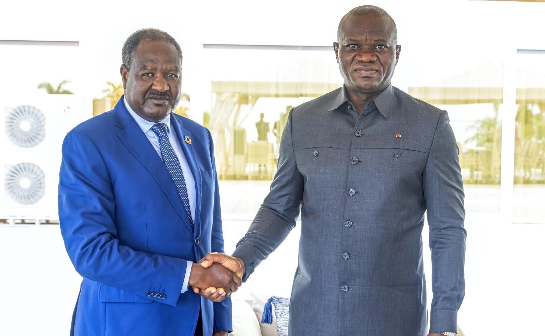 Diplomatie : Abdou Abarry reçu par Brice Clotaire Oligui Nguema au Palais du Bord de Mer
