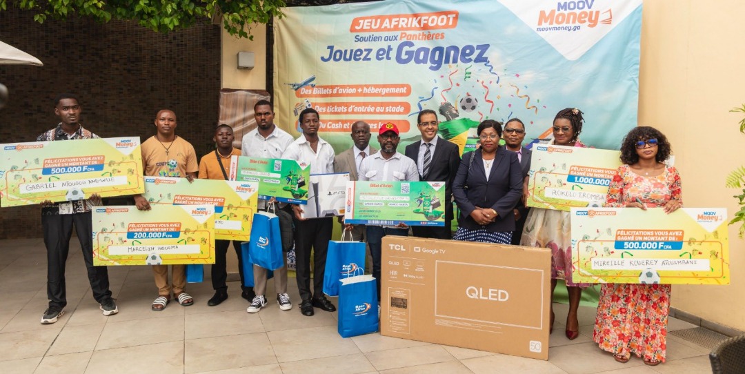 Moov Money électrise le Gabon avec le Jeu AfrikFoot : quand passion, technologie et football s’unissent !