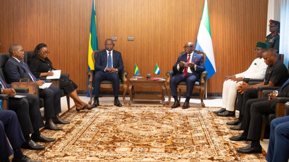Gabon – Sierra Leone : Oligui Nguema scelle un partenariat stratégique pour accélérer la coopération économique et sécuritaire